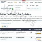 tennis bet predictions for today